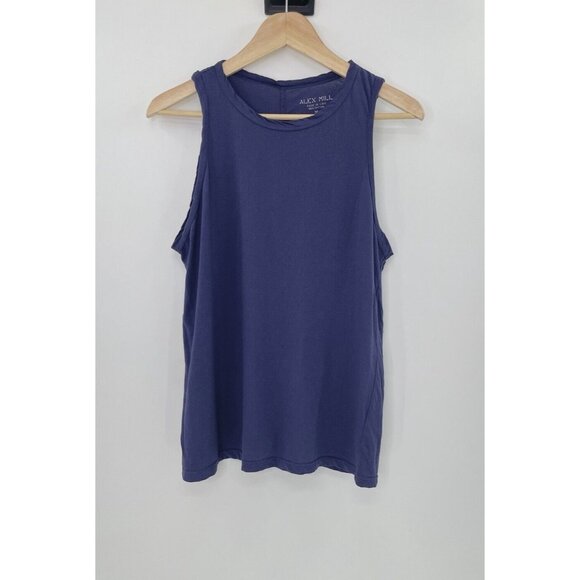 Alex Mill Blue Sleeveless Kate Tank Top Size M,‎ 100% Cotton, USA, Normcore - Picture 1 of 8